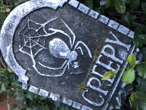 A spooky Halloween scene